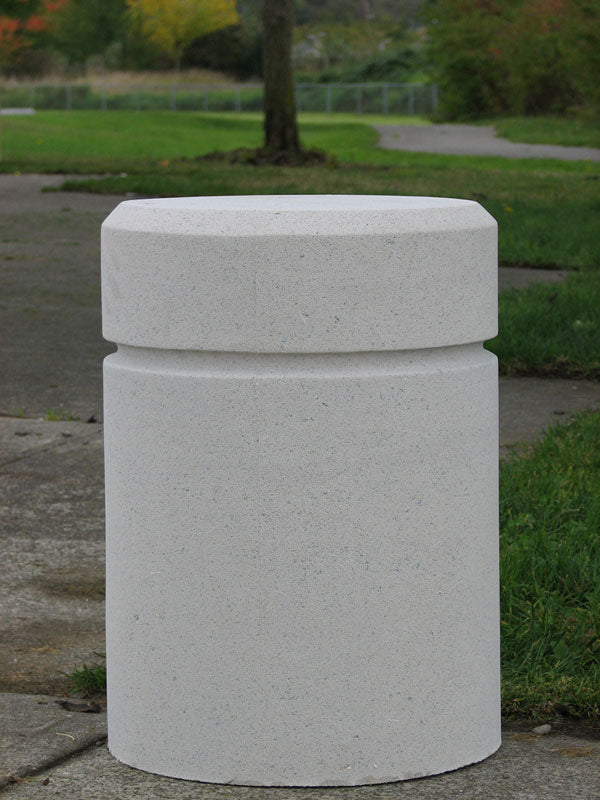 Bayview architectural bollard for commercial properties for plazas and streetscapes