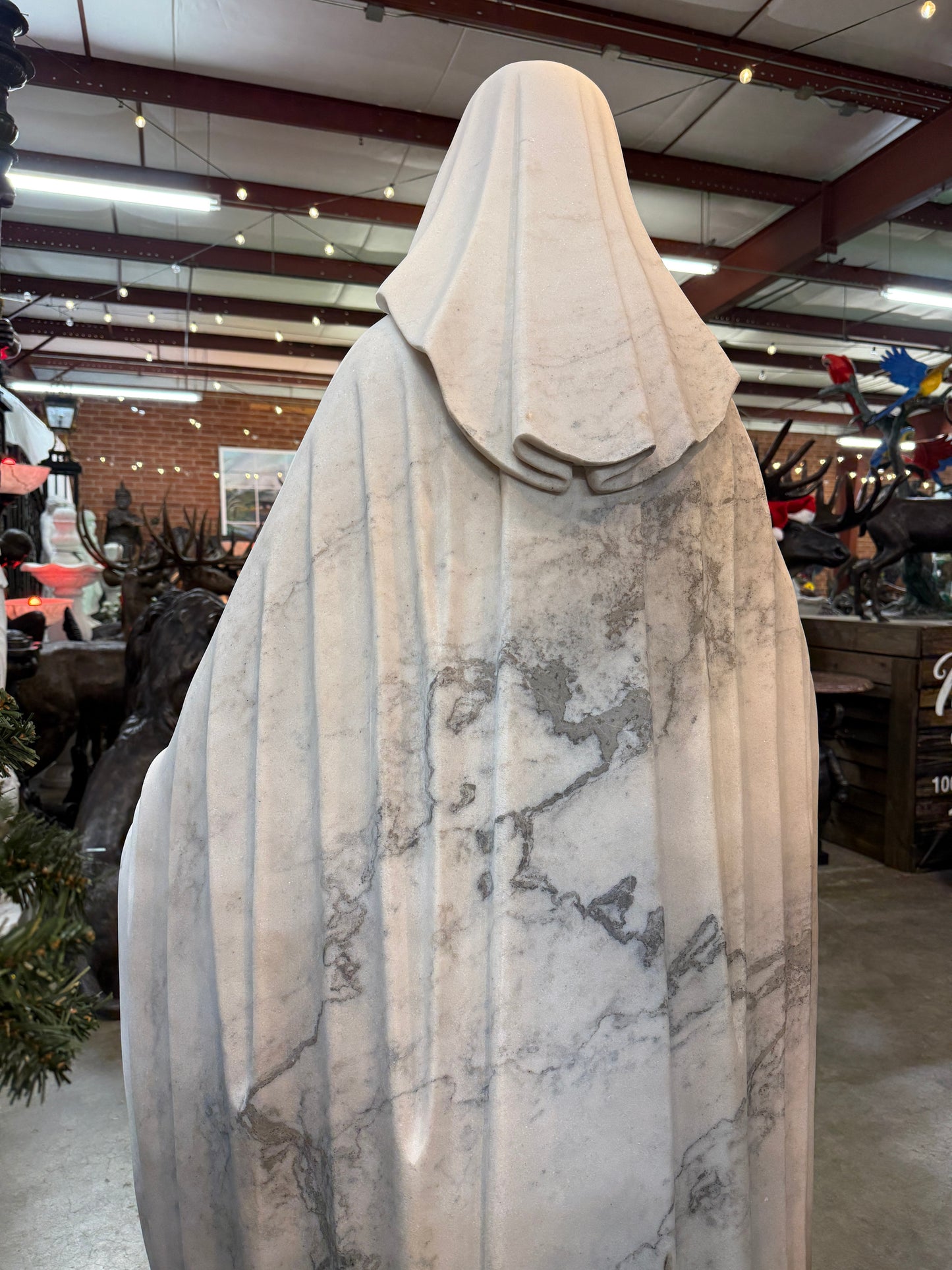 Blessed Mother Mary Life Size Marble Statue