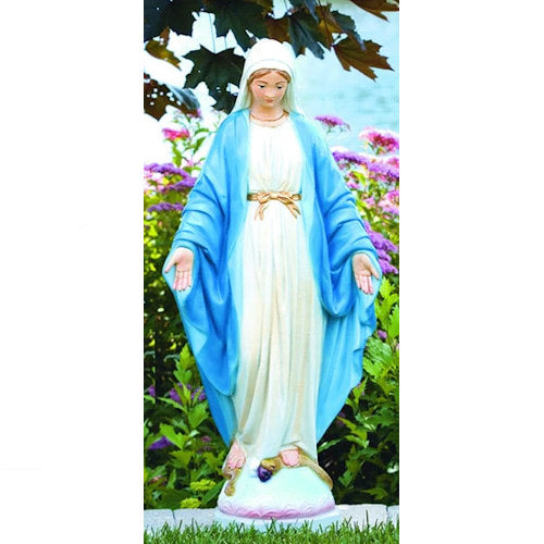 Blessed Mother Mary Sculpture 32.5" High