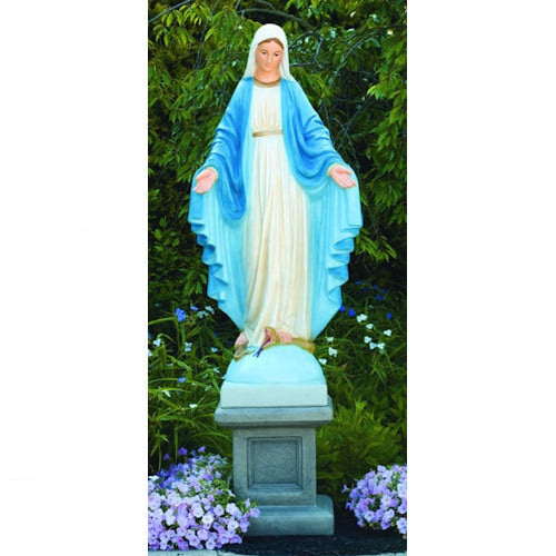 Blessed Mother Mary Life-size W Pedestal