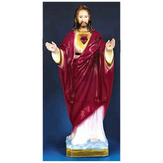 Blessing Sacred Heart Color Statue Lawn Ornament