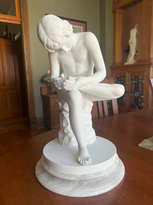 The Boy Extracting Thorn statue also known as Spinario or Fedelino