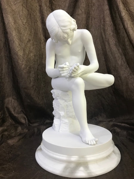 Boy Extracting Thorn Spinario Fedelino Sculpture Marble Replica Copy