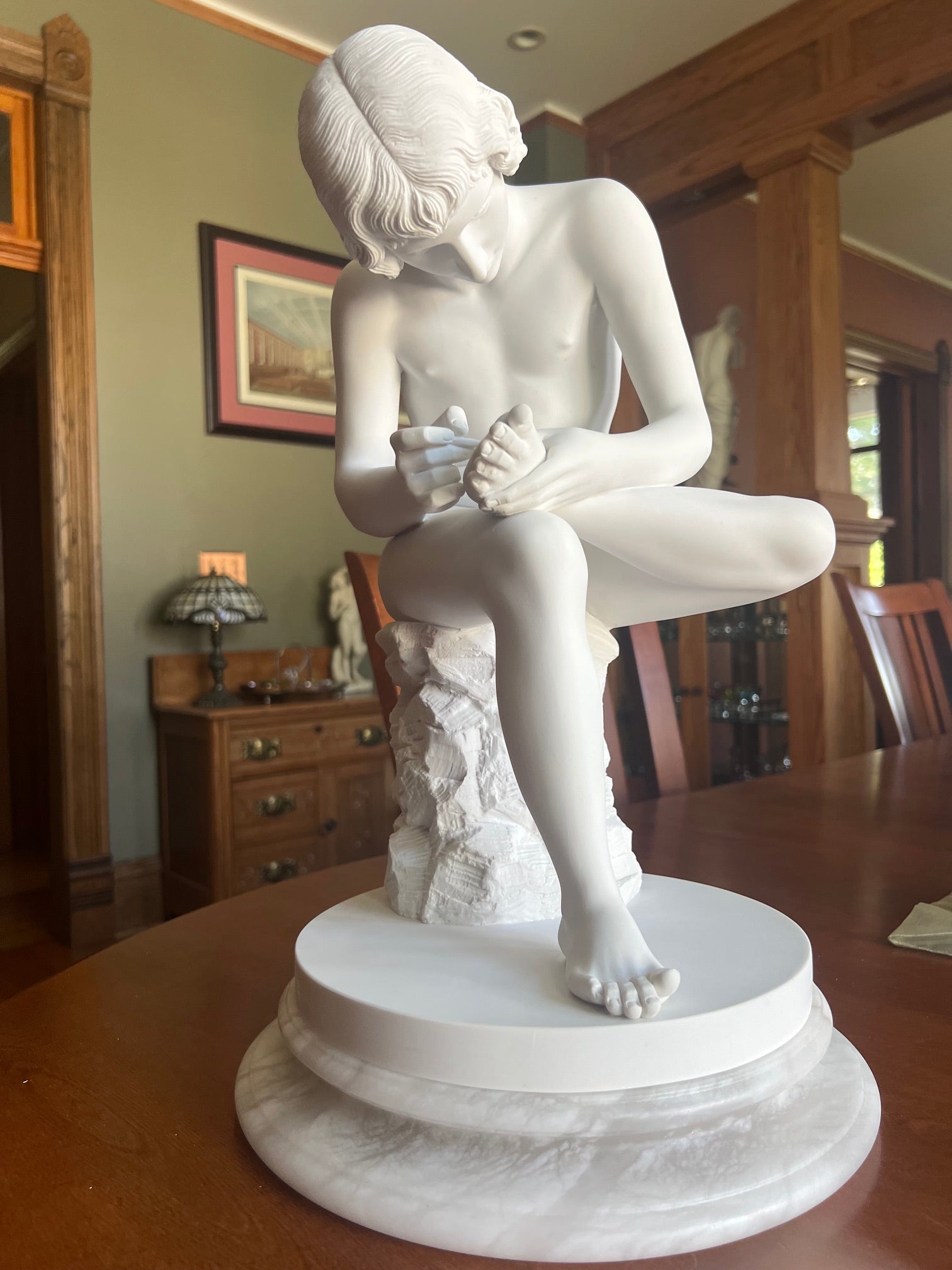 museum-quality reproduction Boy Extracting Thorn also known as the Spinario or Fedelino