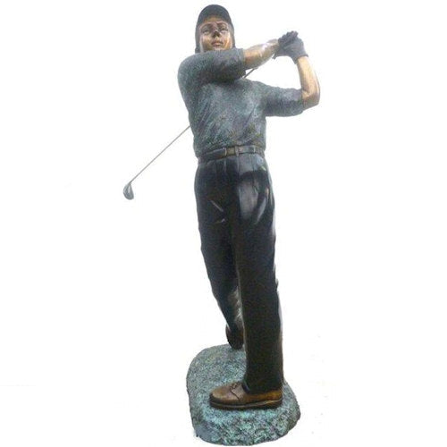 Bronze Pro Golfer Life-Size Sculpture