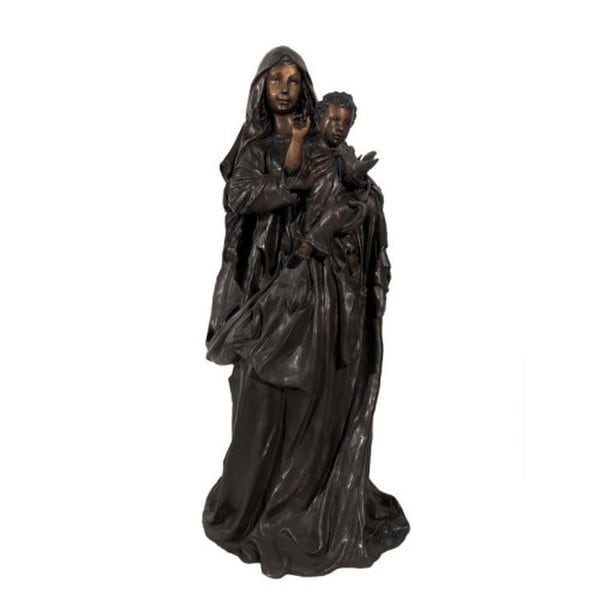 Bronzes Blessed Mother Mary Child Virgin Life-size Religious Statues