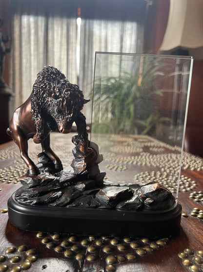 Buffalo Picture Frame Sculptural Award Statue Agricultural fairs and exhibitions