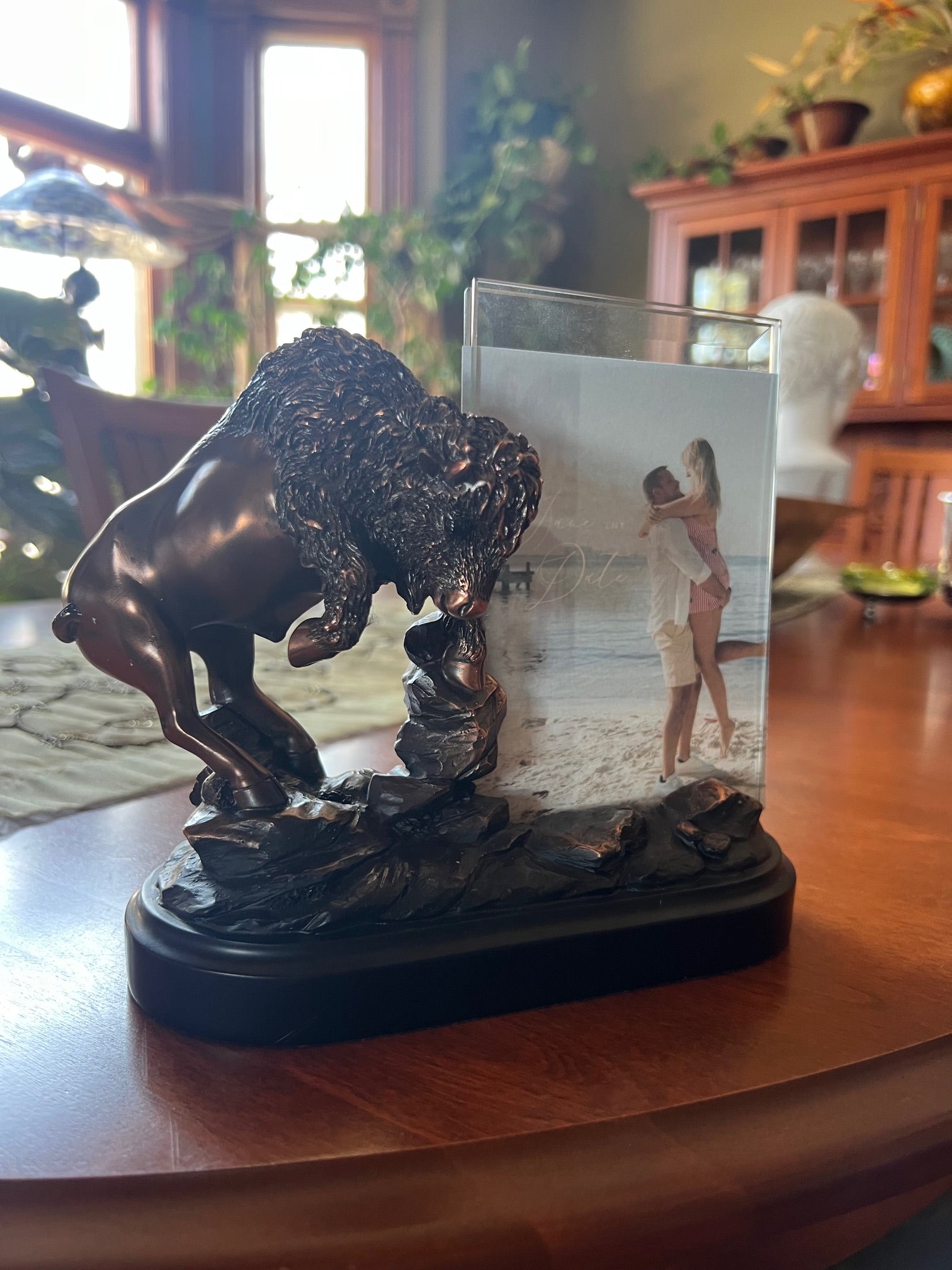 Buffalo Picture Frame Sculptural Award Statue wonderful gifts to add your own tribute