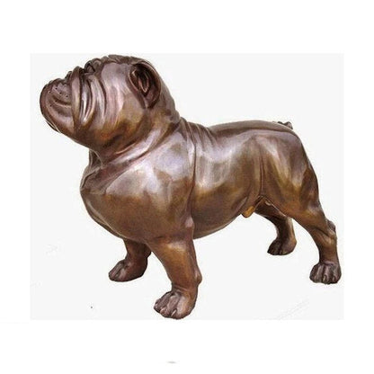 Bulldog Bronze Large Scale Sculpture