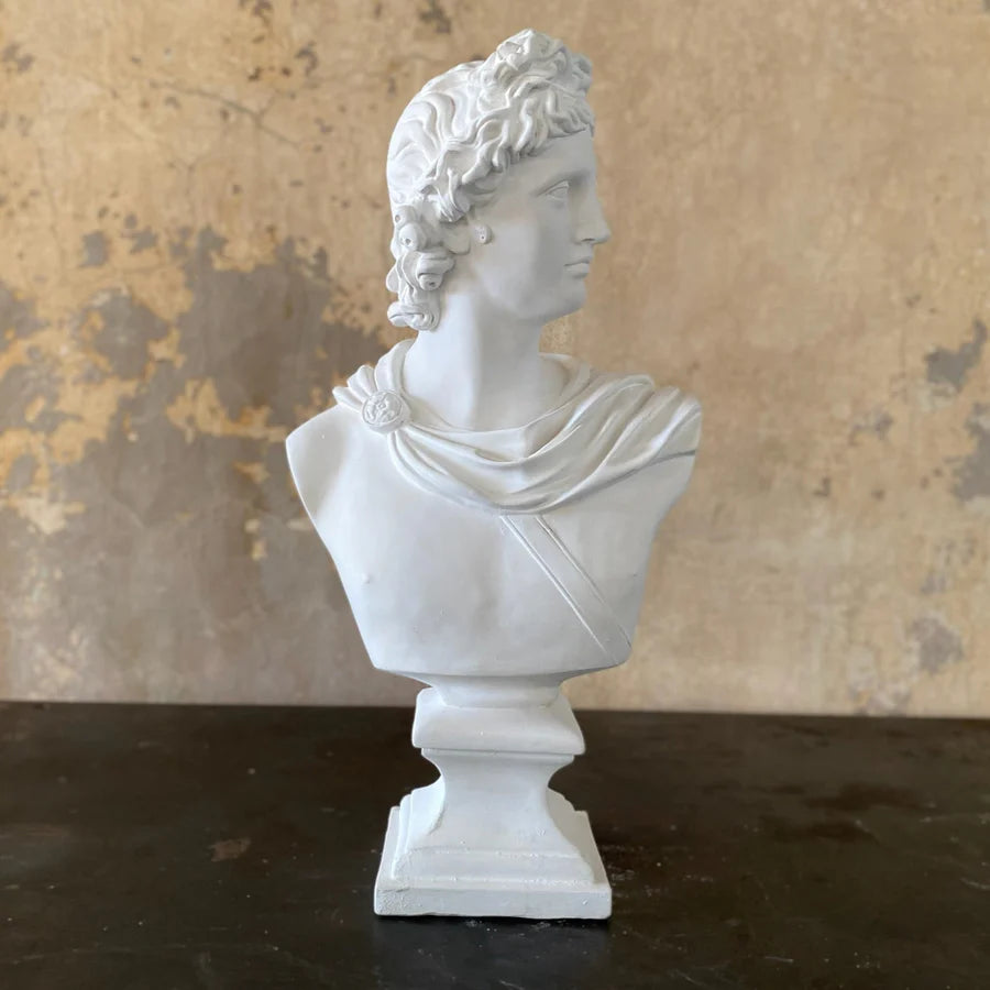Bust of Apollo Museum Replica Sculpture Reproduction Statue