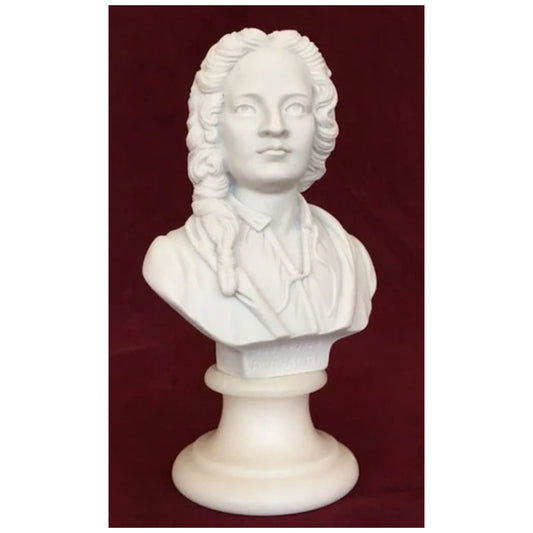 Bust of Composer Vivaldi Marble Sculpture
