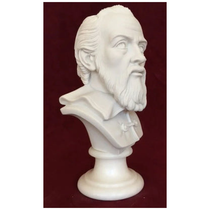Bust of Galileo Marble Statue