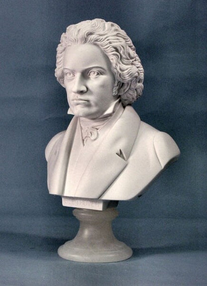 Bust of Ludwig Van Beethoven sculpture composer marble collection
