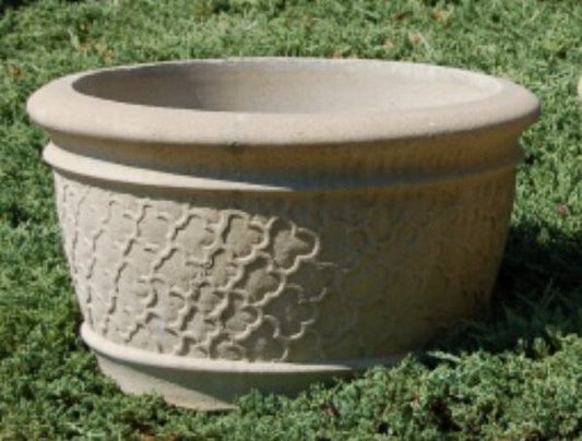 Stone Vase for Outside - Southern Cloud Sculpted Concrete Planter