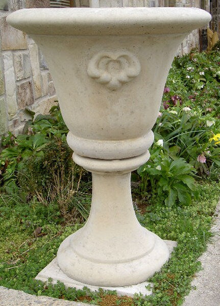 Jonathan Concrete Planter Grand-Scale Designed Urn