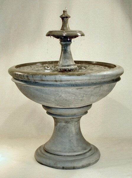Sleek Styling Russell Fountain With Cascading Water Tier