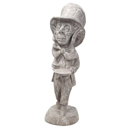 Mad Hatter Statue Garden Sculpture Cement Outdoor Alice in Wonderland