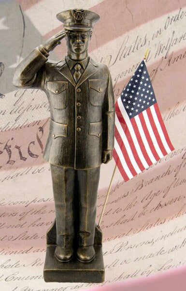 Coast Guard Soldier Hero Garden Statue Branch Armed Forces Military