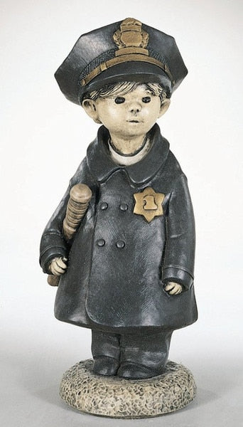 Henri studios classical sculpture cement little Police officer little dreamer