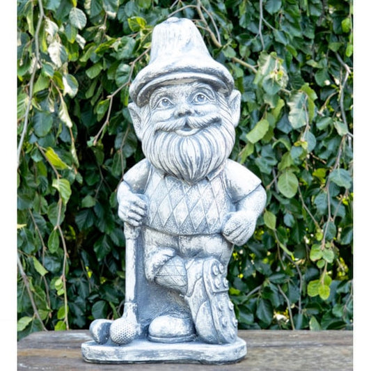 Golfer Garden Gnome Statue good humor for your garden or backyard