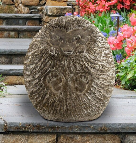 Hedge Hog Whimsical Garden Statue Henri Studio newly sculpted design