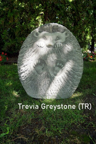 Hedge Hog Whimsical Garden Statue Shown in another finish sculpture