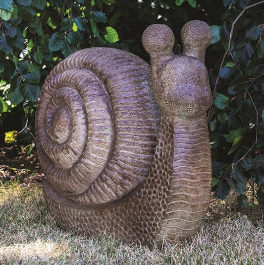 Giant Garden Snail Cement Sculpture outdoor huge Slug escargot Big