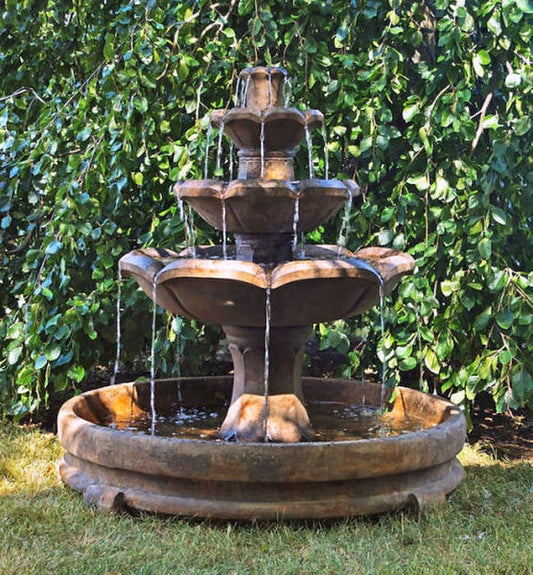 Montreux Three Tier Fountain in Rondo Pool Estate Long lasting decor