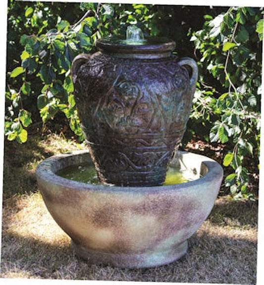 Fountains Turkish Urns vases garden ornamental outdoor cement stone