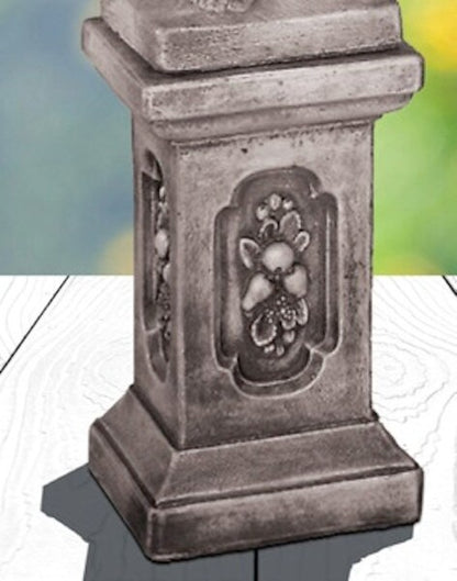 Classical Pedestal Small For Statuary Display Fruit Plinth Column Base