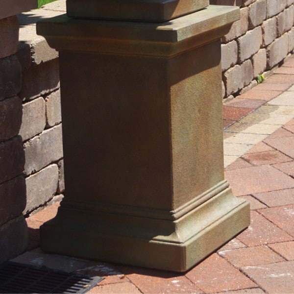 Avanti Pedestal Base Square Column Plinth Outdoor Statuary Display