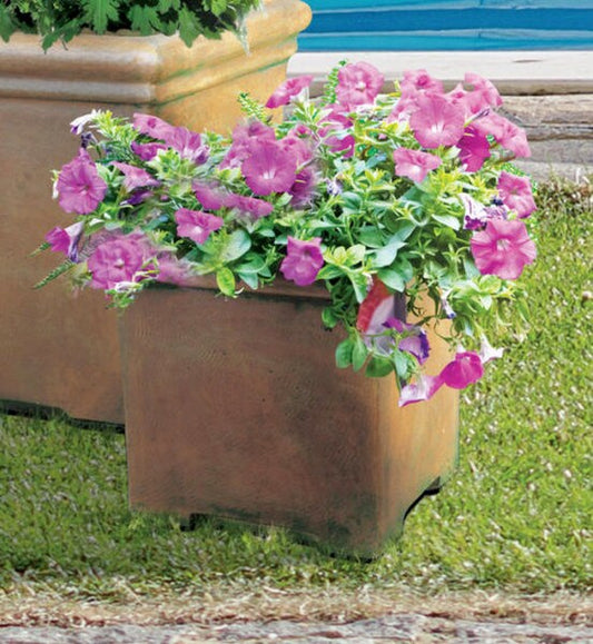 Square Planter Medium Simple Statment Statuary Henri Concrete