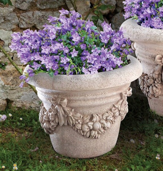 Palm Pot Classico Large Cast Stone Heavyweight Planters Vases
