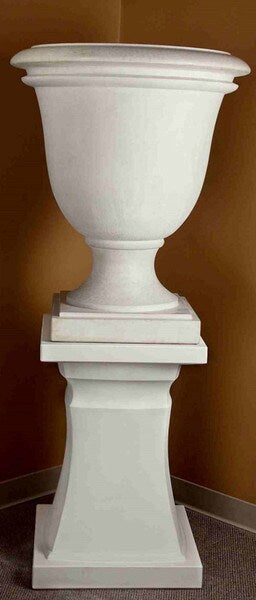 Orlando Vase stunning Avanti Pedestal Sculptural match column and vase