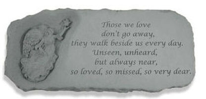 Guardian Angel Garden Memorial Bench With Verse