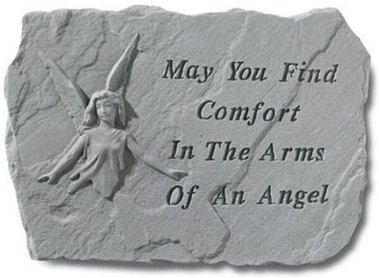 Stone Garden memorial - May you find comfort in the arms of an angel
