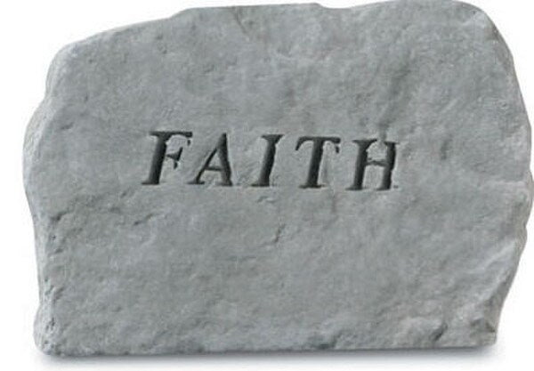 Faith Garden Stone Accent
