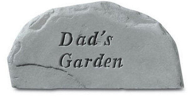 Concrete Stepping-Stone Memorial - Dads Garden Decorative Stone