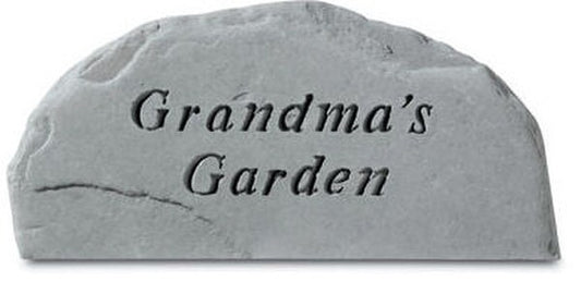 Concrete Stepping Stone for Grandma's Garden - Made of solid cement