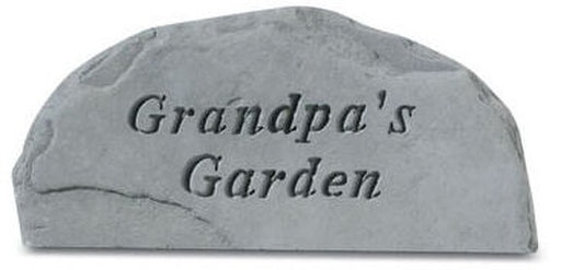 Concrete Stepping Stone for Grandpa's Garden - Made of solid cement