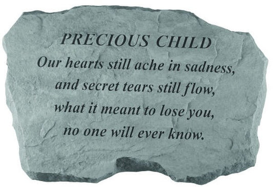 "Memorial Stone for Lost Child - Our hearts still ache in sadness...