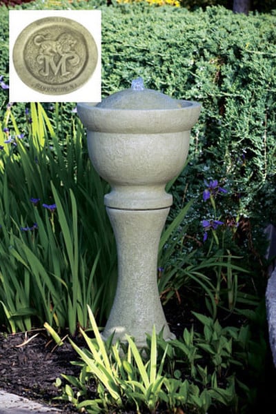 Massarelli Color Sample Green Moss for Statuary & Fountains