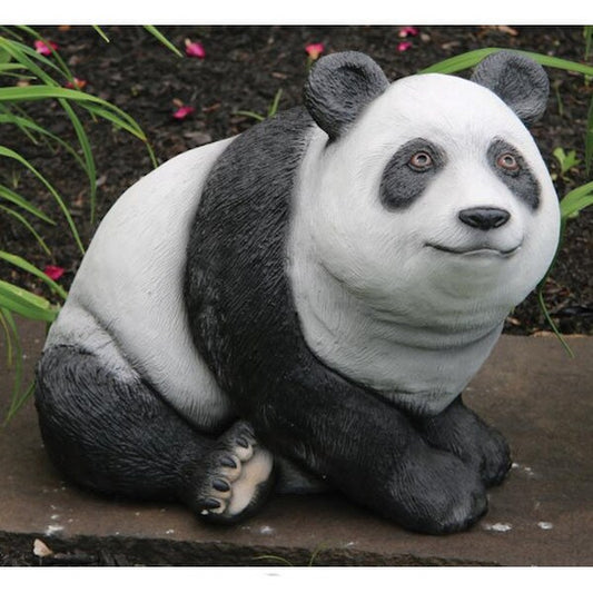 Panda Bear Garden Sculpture Cement Wildlife Exotic Flair Concrete Statue