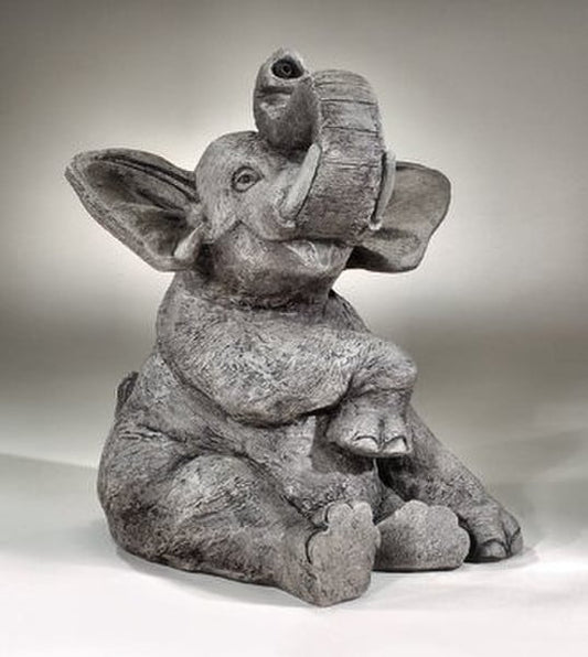 Elephant Sitting Plumbed Water Feature
