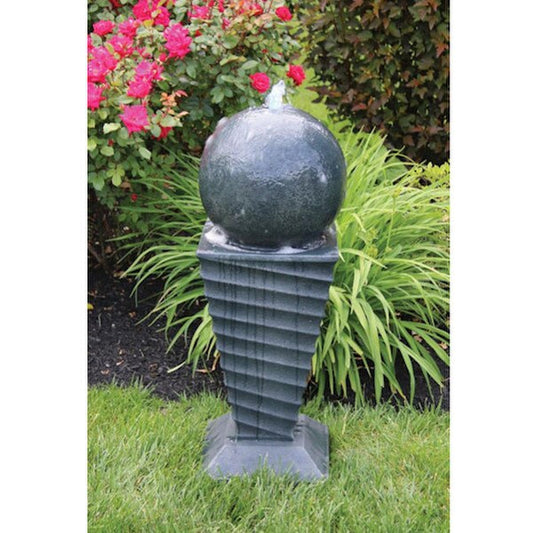 Contemporary Swirl Fountain 34" High