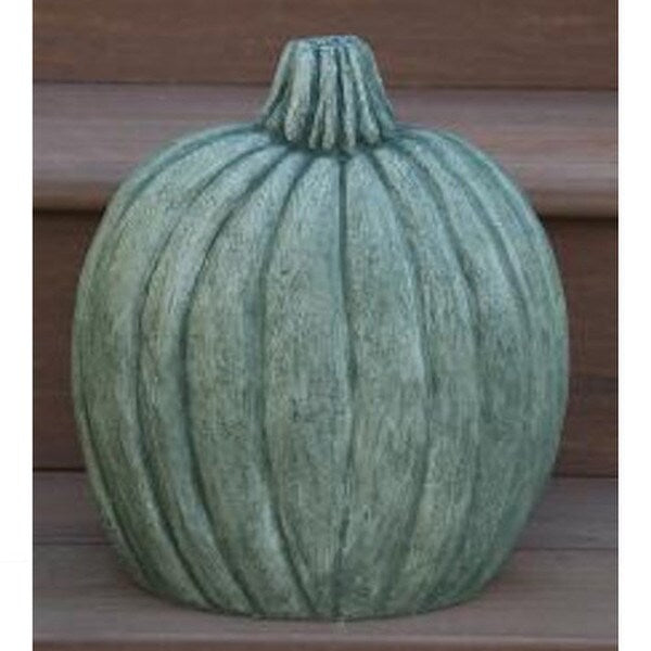 pumpkins cement garden sculpture display outdoor heavy Halloween Thanksgiving