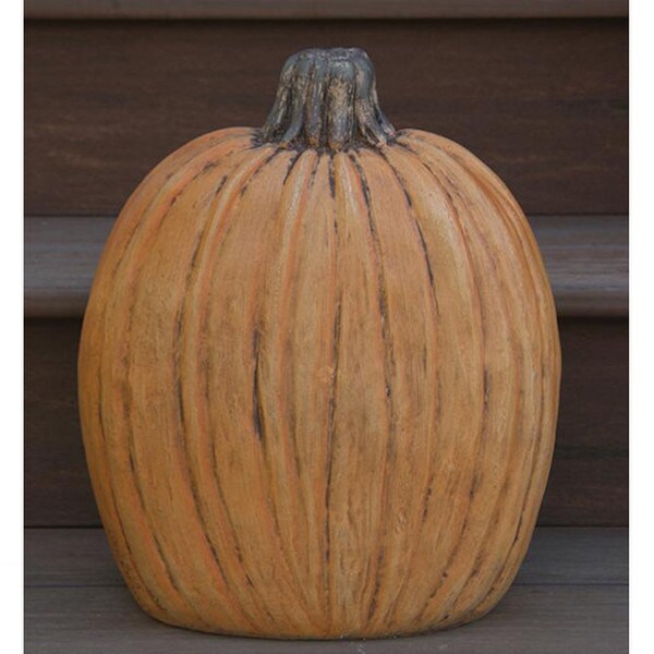 Pumpkin Cement Statue Thanksgiving Harvest Bulk Display Reuseable