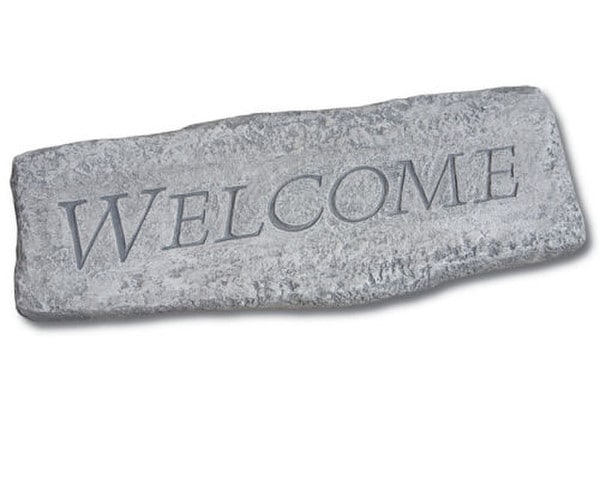 Welcome High End Stone Bench Top View Sculptural Artwork Yard