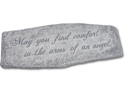 Bench May you find comfort in the arms of an angel Cement Memorial