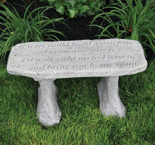 Memorial Garden If tears could build a stairway and memories a lane